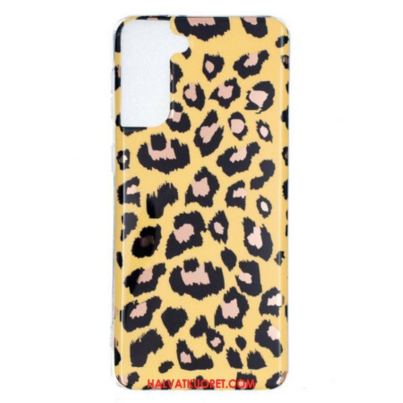 Kuori Samsung Galaxy S21 Plus 5G Leopard-tyylinen Marmori