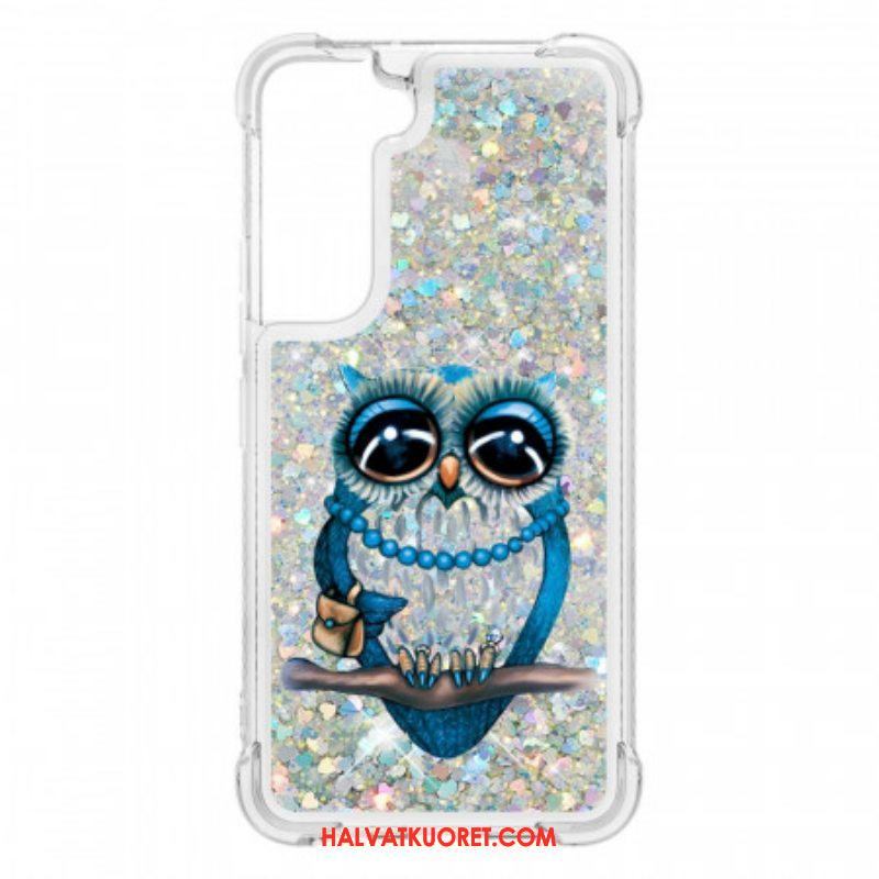 Kuori Samsung Galaxy S22 5G Neiti Owl Sequins