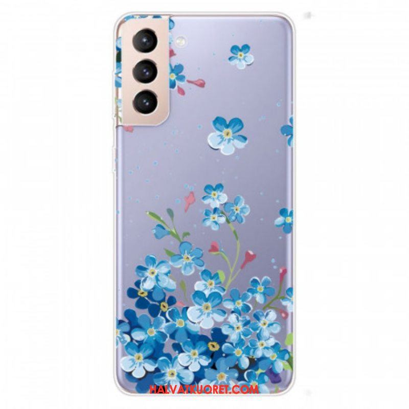 Kuori Samsung Galaxy S22 5G Sinisiä Kukkia