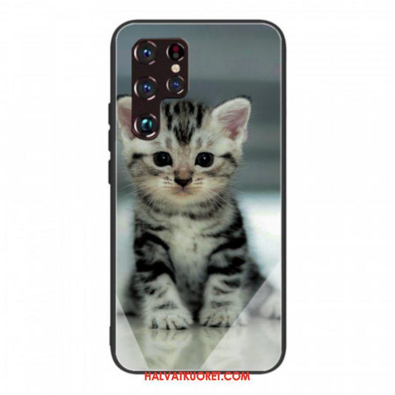 Kuori Samsung Galaxy S22 Ultra 5G Kitten Karkaistu Lasi