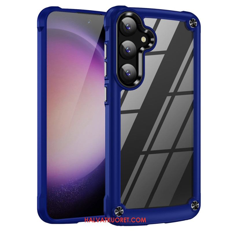 Kuori Samsung Galaxy S25 5g Kirkas Silikonireunoilla