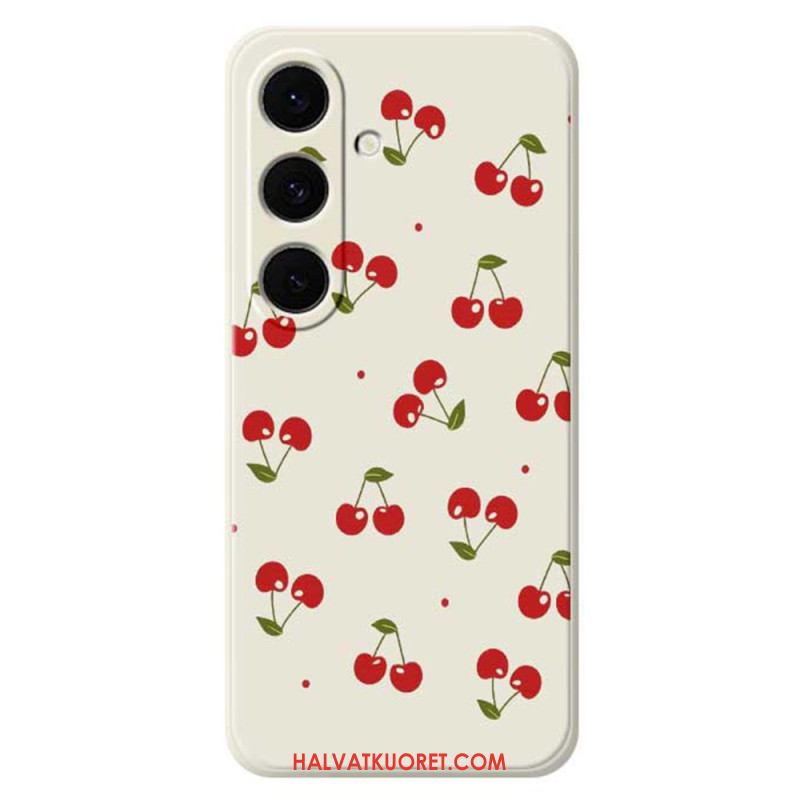 Kuori Samsung Galaxy S25 Fe Kirsikka-silikoni Suojakuori