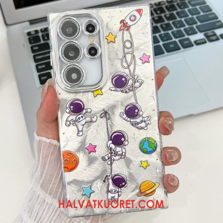 Kuori Samsung Galaxy S25 Ultra 5g Astronautti Linssinsuojalla