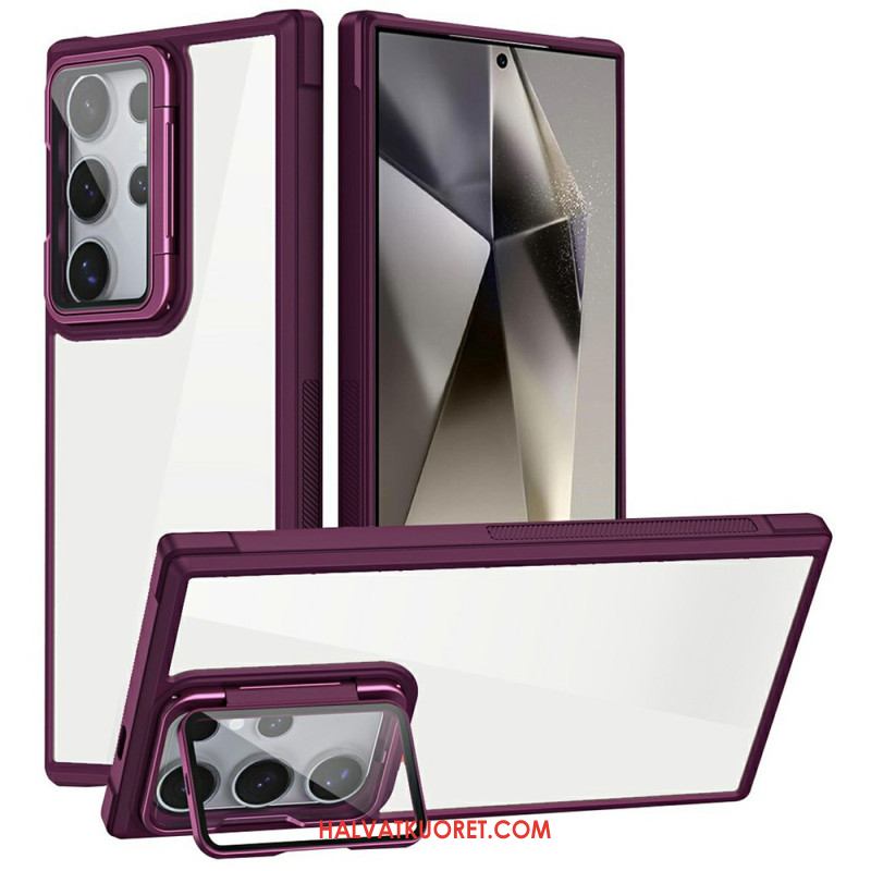 Kuori Samsung Galaxy S25 Ultra 5g Kestävä Sisäänrakennetulla Jalustalla