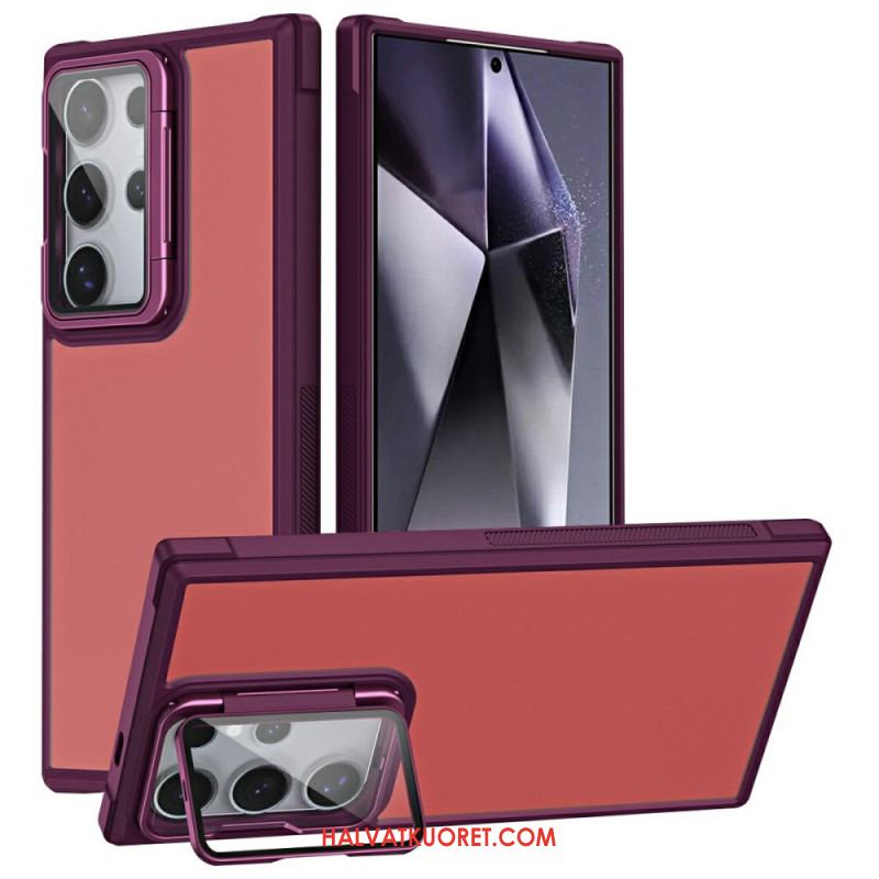 Kuori Samsung Galaxy S25 Ultra 5g Linssinsuojus Ja Jalusta Suojakuori