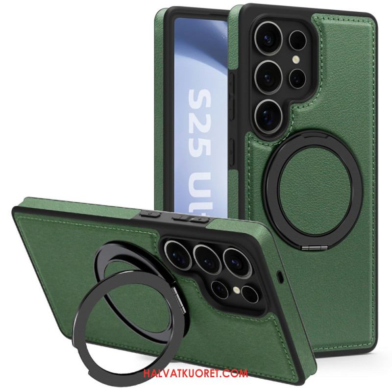 Kuori Samsung Galaxy S25 Ultra 5g Magneettinen Pyörivällä Jalustalla