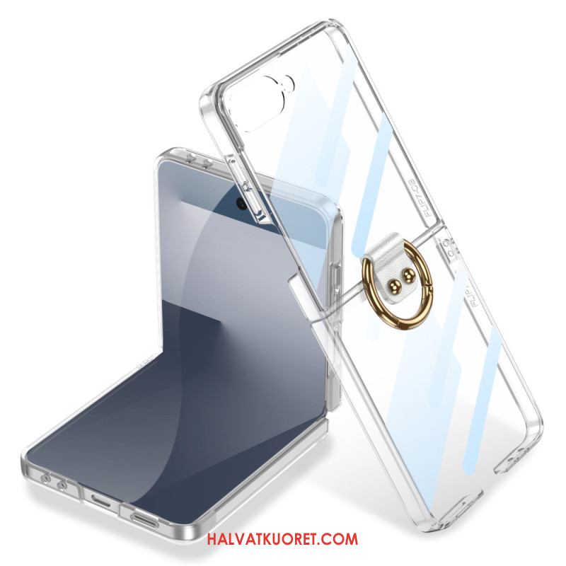 Kuori Samsung Galaxy Z Flip 7 Gkk-näytönsuoja Ja Sormusteline