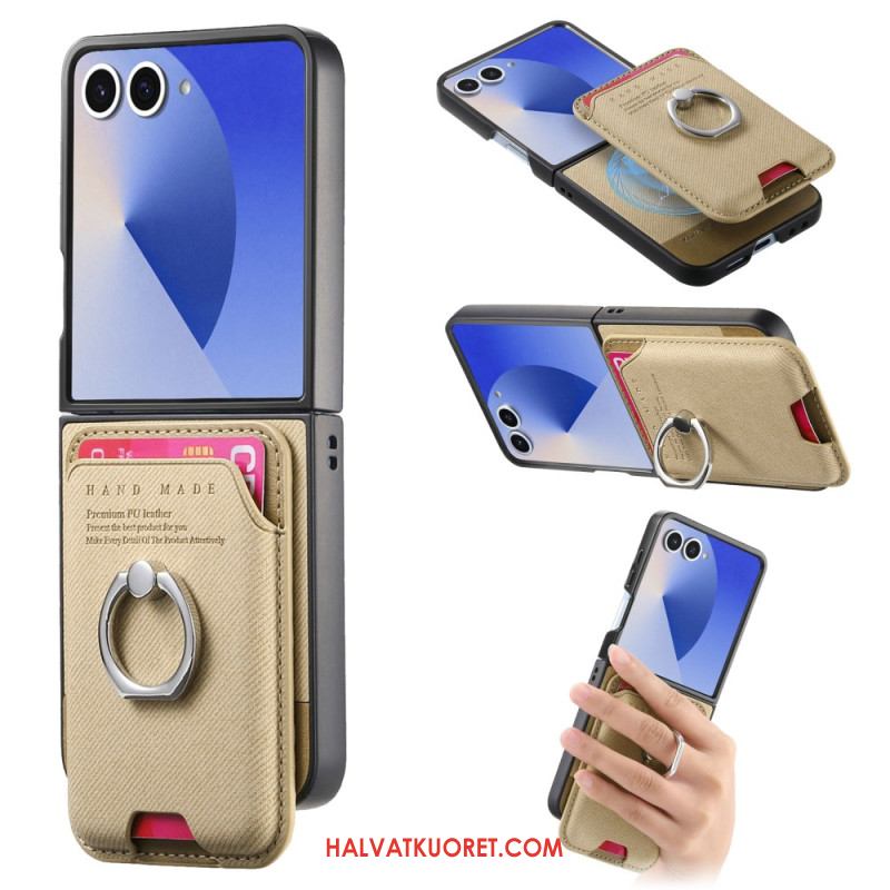 Kuori Samsung Galaxy Z Flip 7 Magsafe-yhteensopiva Irrotettavan Korttikotelon Kanssa