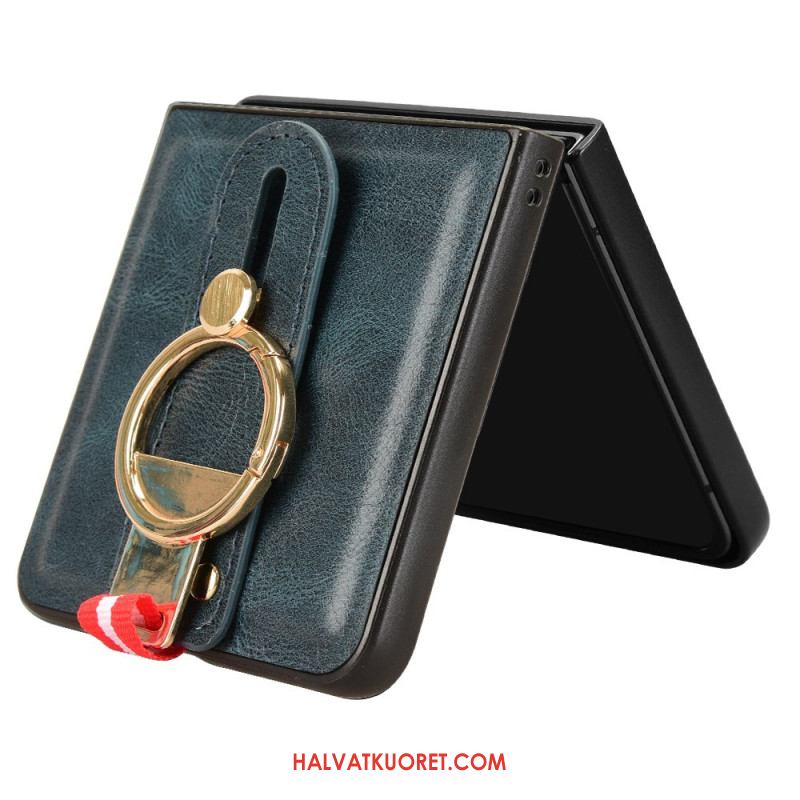 Kuori Samsung Galaxy Z Flip 7 Rannehihna Ja Teline