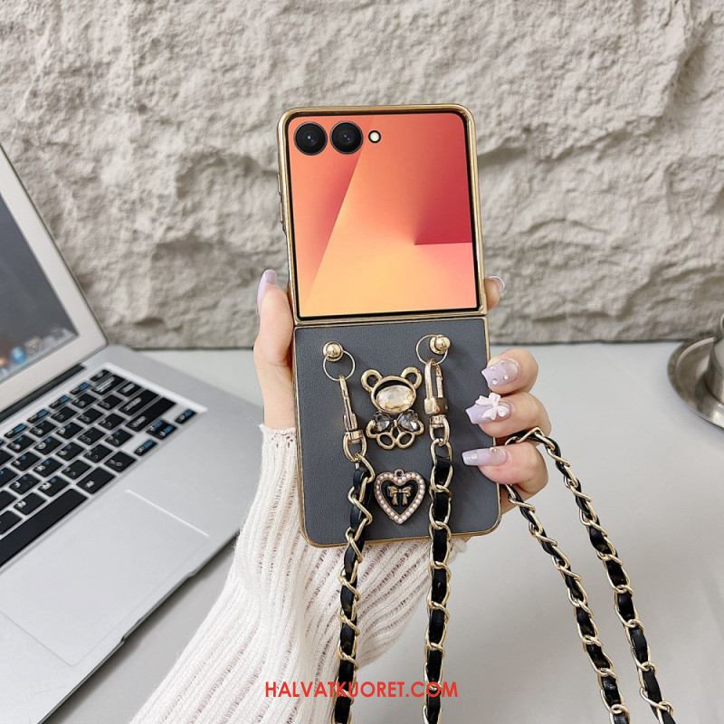 Kuori Samsung Galaxy Z Flip 7 Riipus Ja Hihna Suojakuori