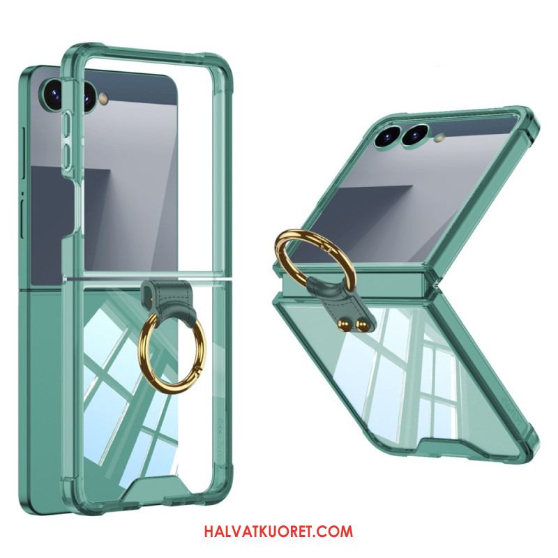 Kuori Samsung Galaxy Z Flip 7 Sormuspidike Ja Suojaus Iskunkestävä Suojakuori