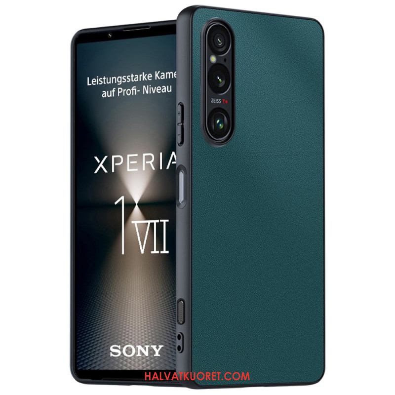 Kuori Sony Xperia 1 Vii Nahkakuvioinen