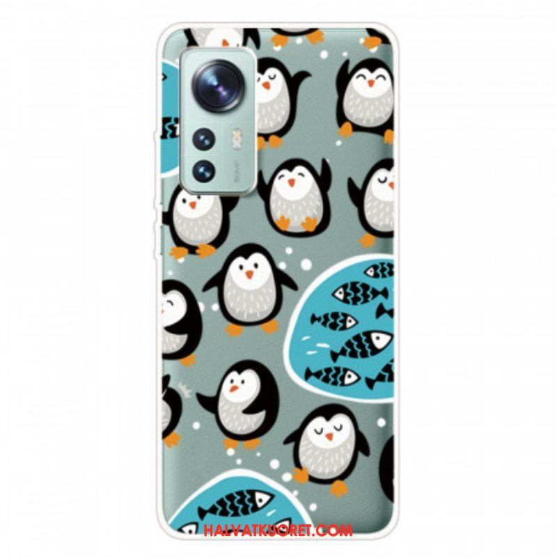 Kuori Xiaomi 12 Pro Pingviinit