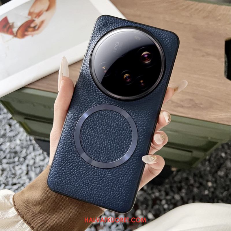 Kuori Xiaomi 15 Ultra Magsafe-litsikuviointinahkakuviointi