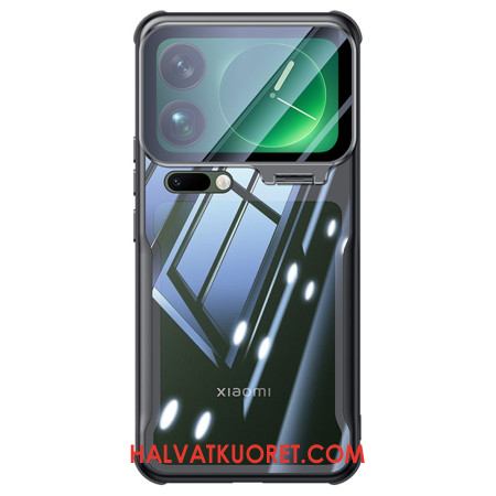 Kuori Xiaomi 17 Pro Läpinäkyvä Integroitu Jalusta Ja Kameran Suojaus Suojakuori