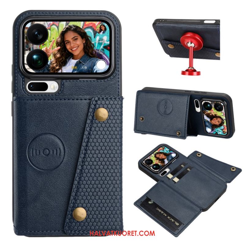 Kuori Xiaomi 17 Pro Max Nahkajäljitelmäkorttikotelo