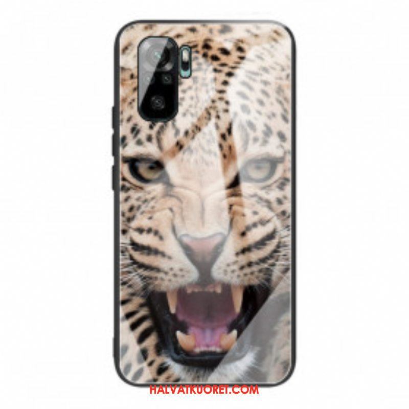 Kuori Xiaomi Redmi Note 10 / 10S Leopard Karkaistu Lasi