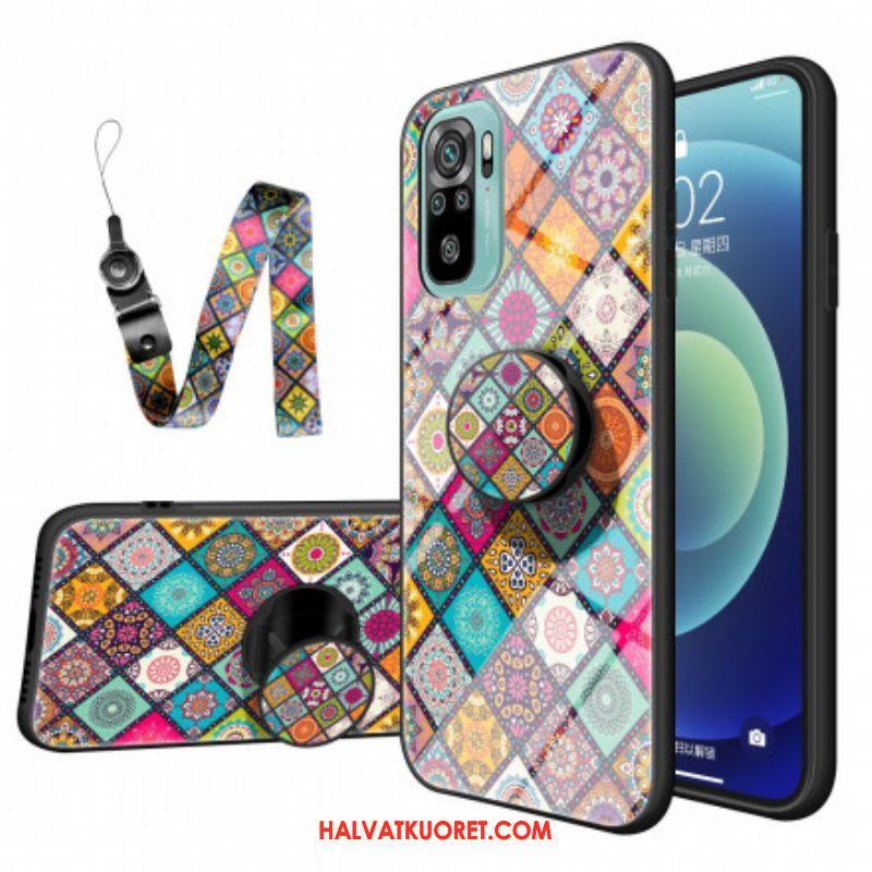 Kuori Xiaomi Redmi Note 10 / 10S Patchwork Magneettipidike