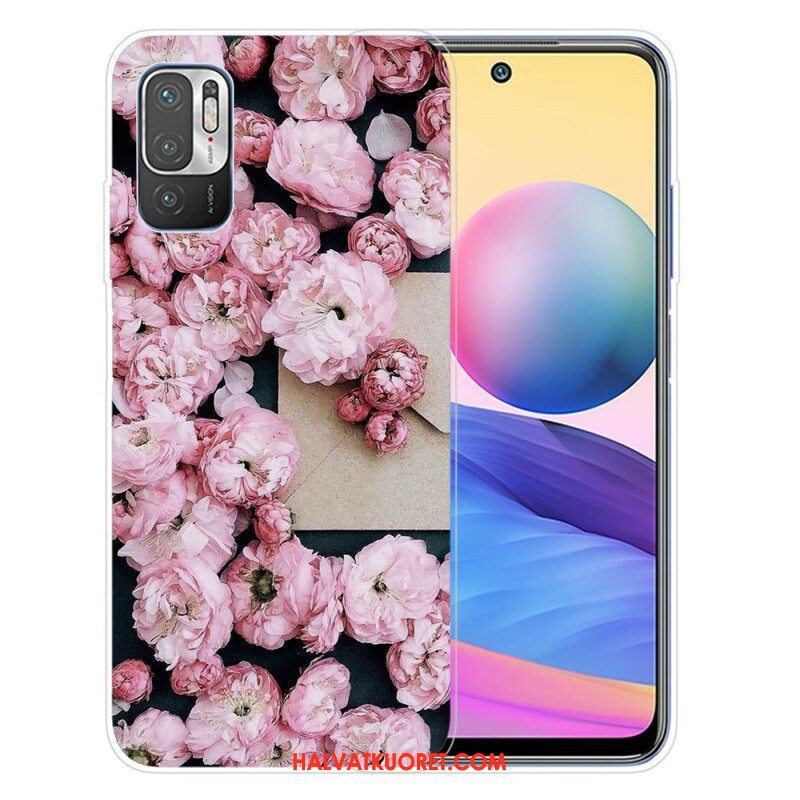 Kuori Xiaomi Redmi Note 10 5G Voimakkaat Kukat