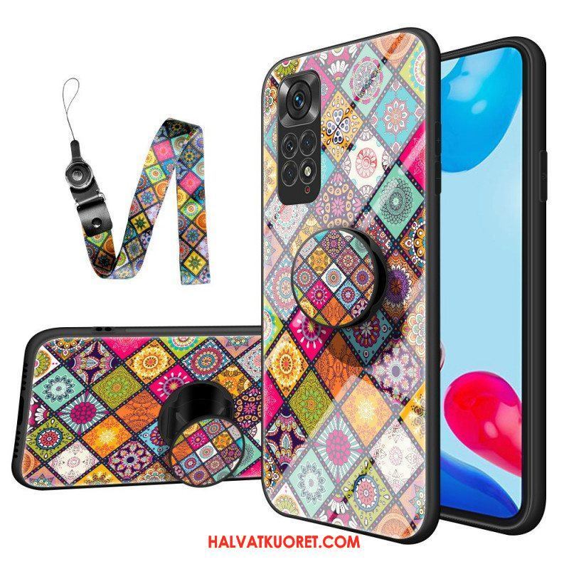 Kuori Xiaomi Redmi Note 11 / 11S Patchwork Magneettipidike