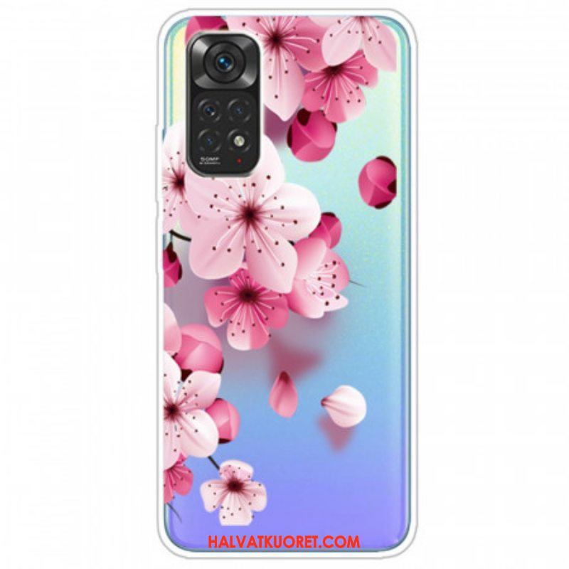 Kuori Xiaomi Redmi Note 11 / 11S Pienet Vaaleanpunaiset Kukat