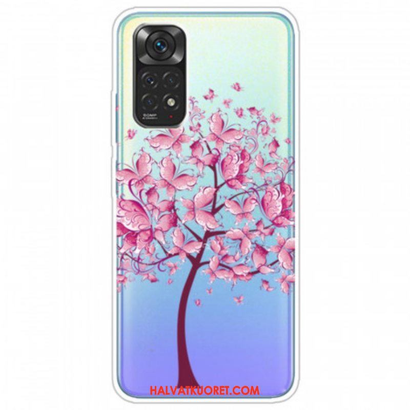 Kuori Xiaomi Redmi Note 11 / 11S Pinkki Puun Latva