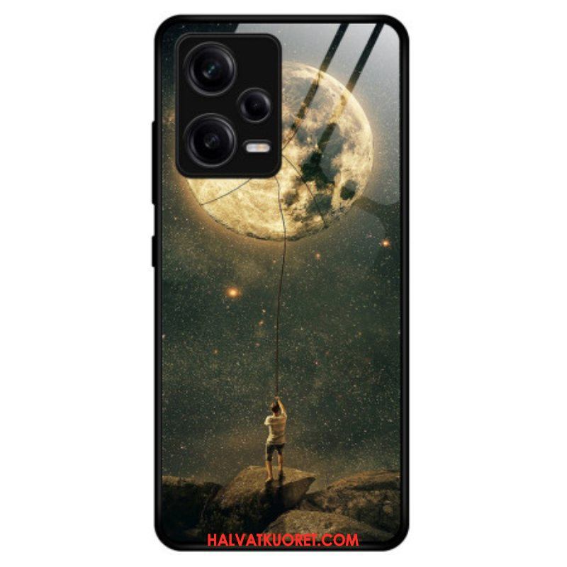 Kuori Xiaomi Redmi Note 12 Pro Moon Man Karkaistu Lasi