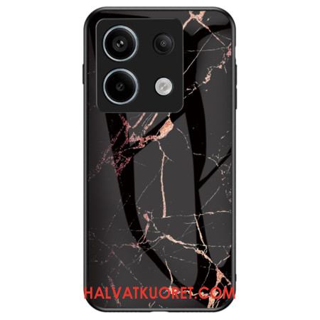 Kuori Xiaomi Redmi Note 13 Pro 5g Musta Ja Kultainen Marmorikarkaistu Lasi