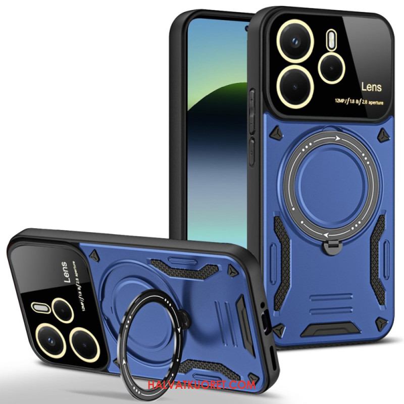 Kuori Xiaomi Redmi Note 14 4g Magneettisesti Pyörivä Jalusta Suojakuori