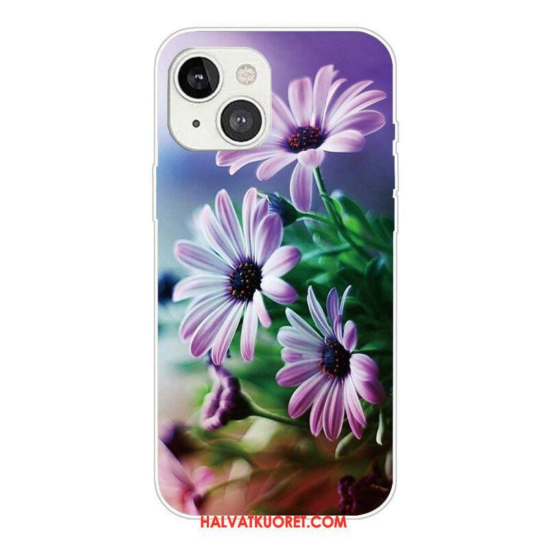 Kuori iPhone 13 Mini Realistisia Kukkia