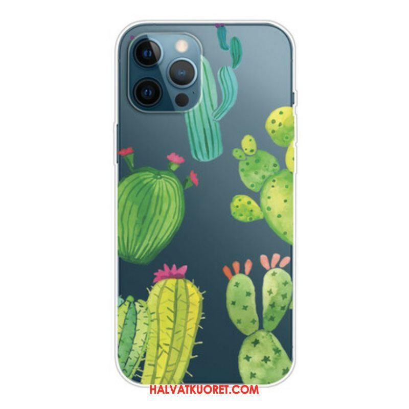 Kuori iPhone 13 Pro Akvarelli Kaktukset