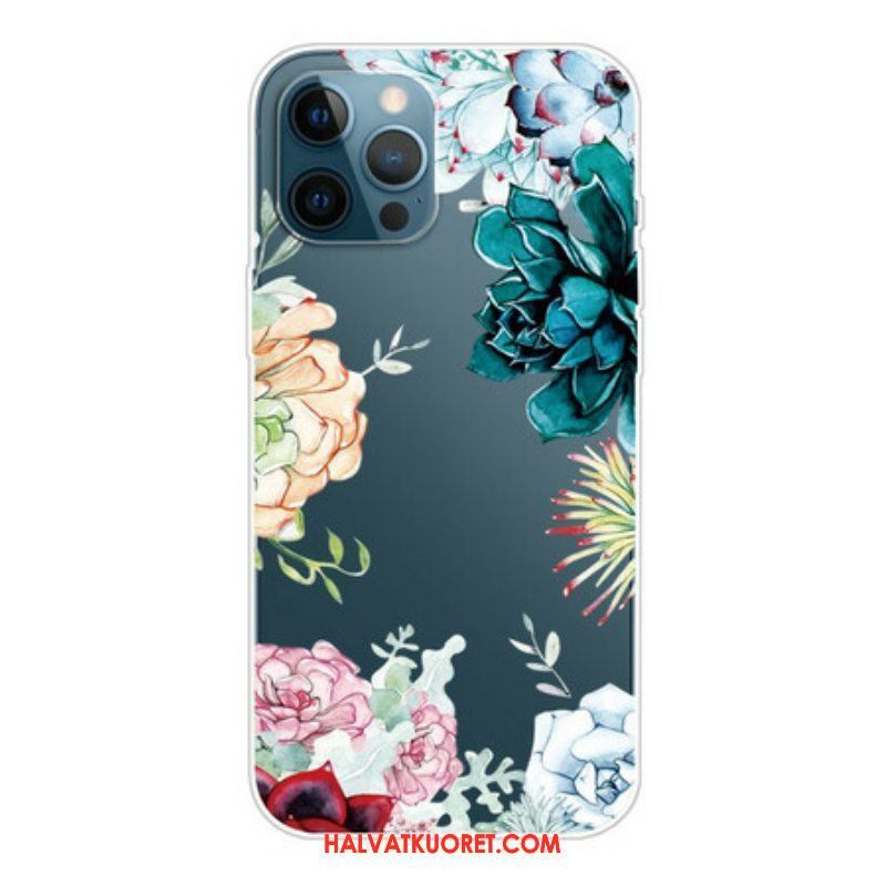 Kuori iPhone 13 Pro Max Akvarelli Kukkia
