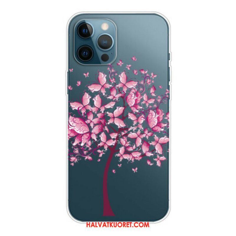 Kuori iPhone 13 Pro Max Pinkki Puun Latva