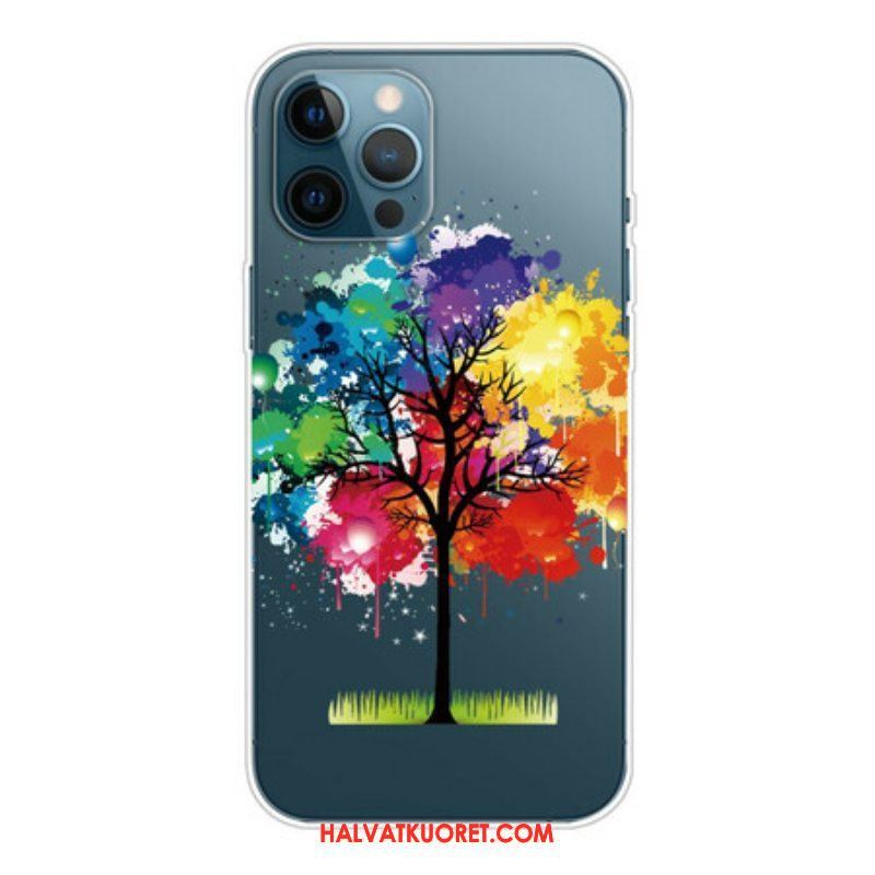 Kuori iPhone 13 Pro Max Saumaton Akvarellipuu