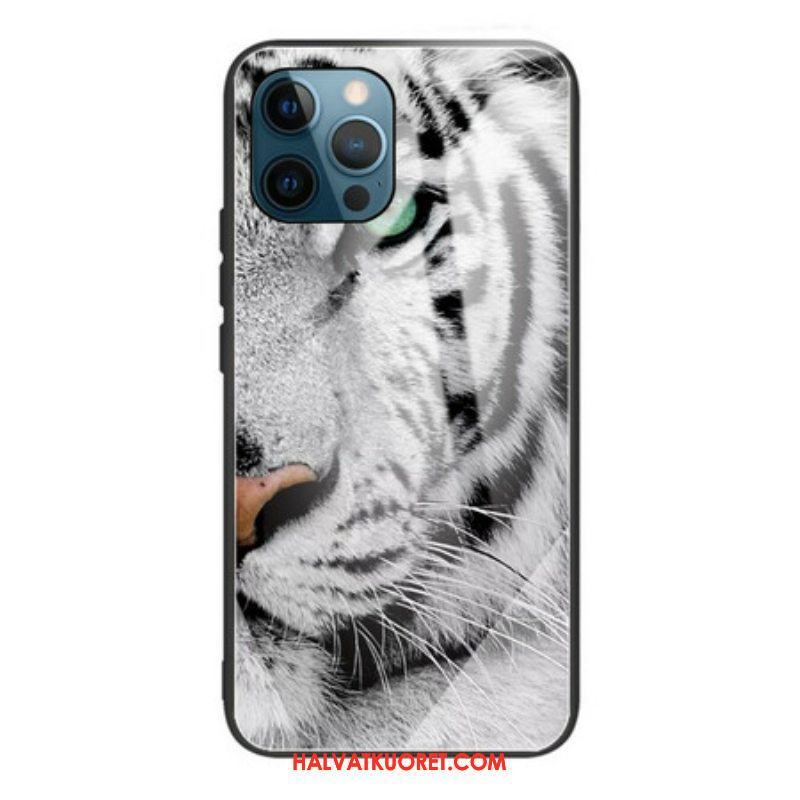 Kuori iPhone 13 Pro Max Tiger Karkaistu Lasi