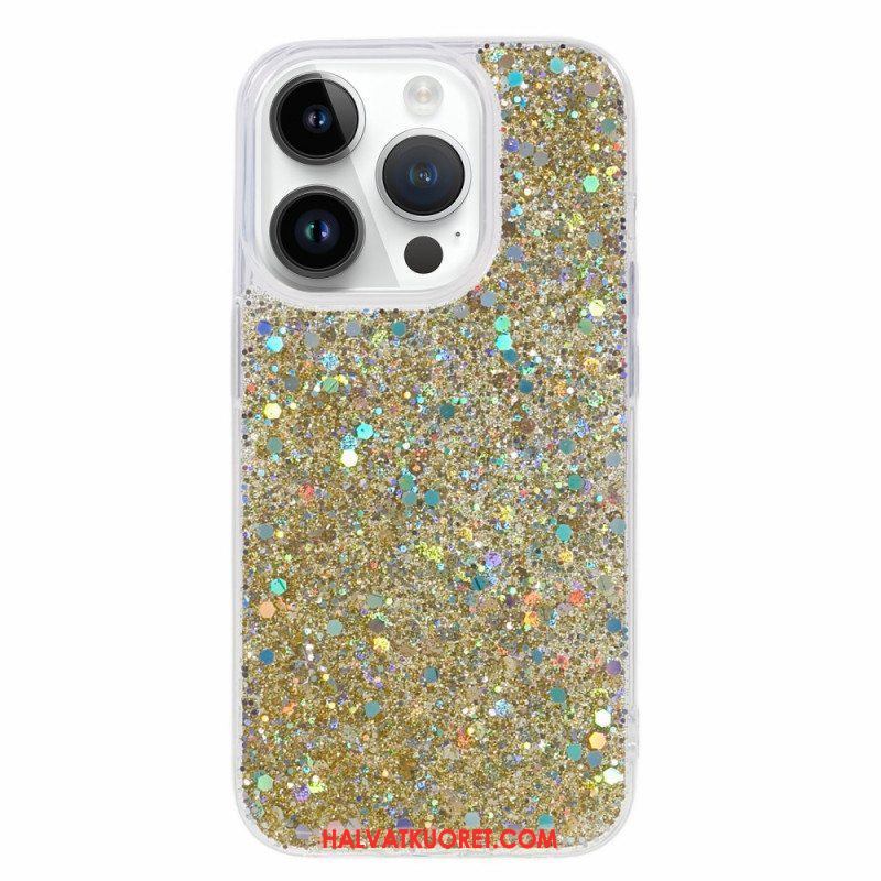 Kuori iPhone 15 Pro Pelkkää Glitteriä