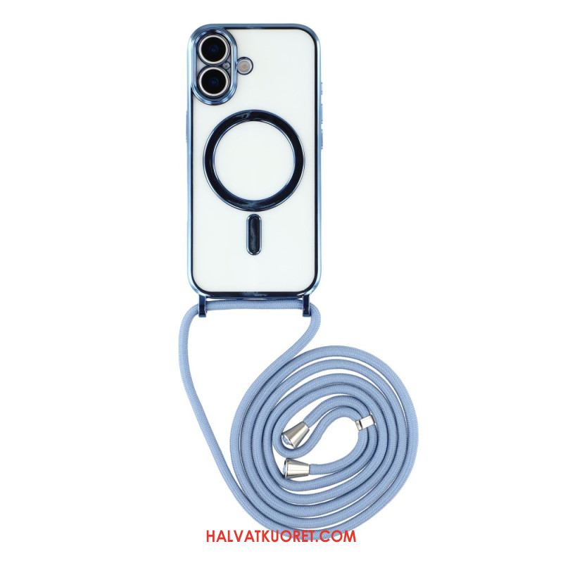 Kuori iPhone 17 Magsafe-yhteensopiva Läpinäkyvä Johdollinen Suojakuori Suojakuori