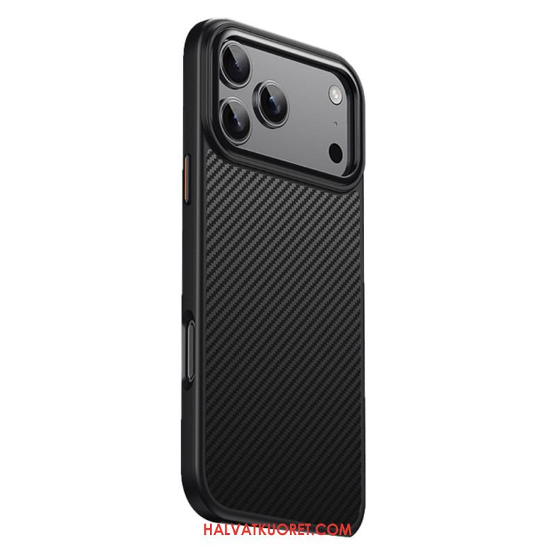 Kuori iPhone 17 Pro Magsafe-yhteensopiva Ultraohut Hiilikuituinen Näyttösuoja Suojakuori