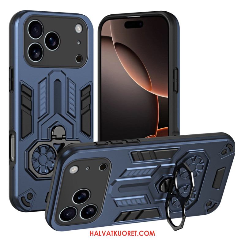 Kuori iPhone 17 Pro Max Sormuksen Pidike Ja Tukijalka