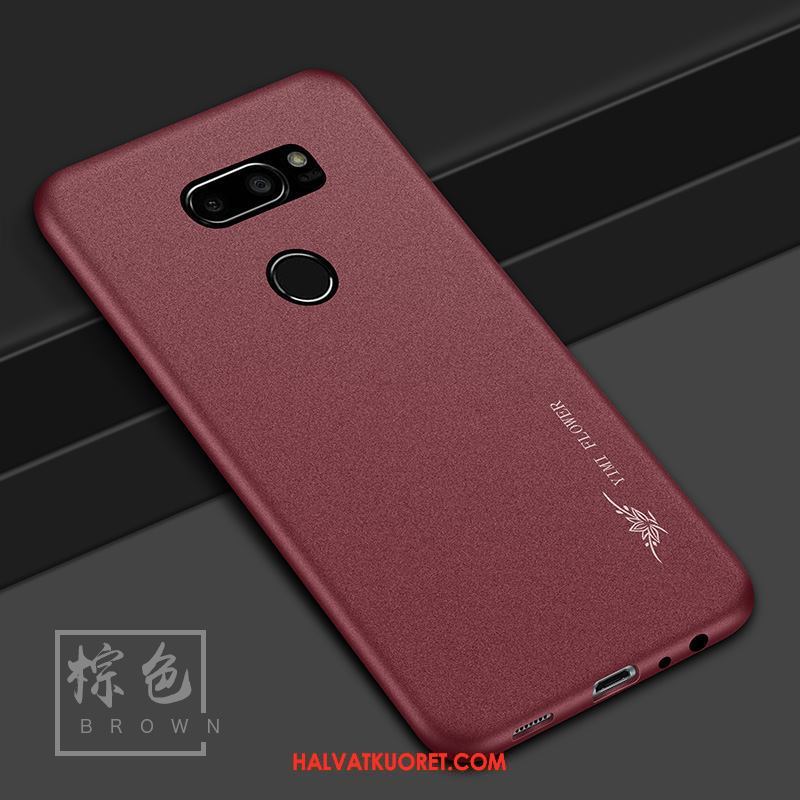 Lg V30 Kuoret Silikoni Puhelimen Kotelo, Lg V30 Kuori Pesty Suede Suojaus