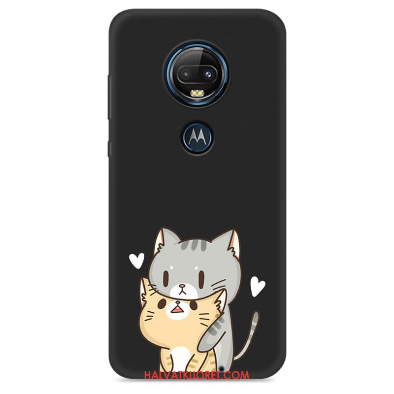 Moto G7 Kuoret Ihana Puhelimen Pesty Suede, Moto G7 Kuori Sarjakuva Kotelo