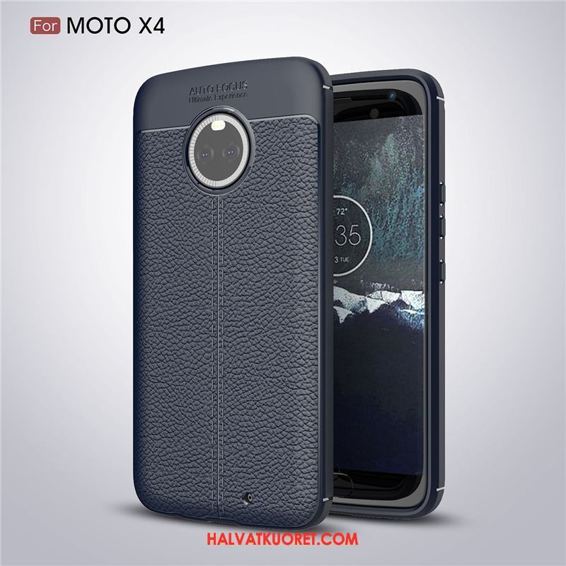 Moto X4 Kuoret Murtumaton Suojaus Pehmeä Neste, Moto X4 Kuori Kukkakuvio 说