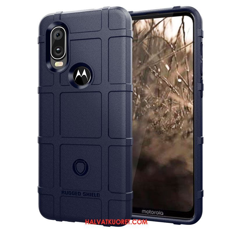 Motorola One Vision Kuoret Pehmeä Neste 说 Suojaus, Motorola One Vision Kuori Pesty Suede