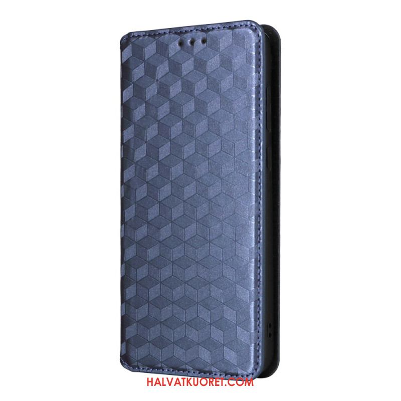 Nahkakotelo Oneplus 15r Timanttikuvio