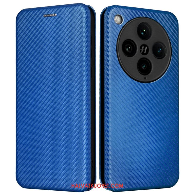 Nahkakotelo Oppo Find X8 Pro Hiilikuitu