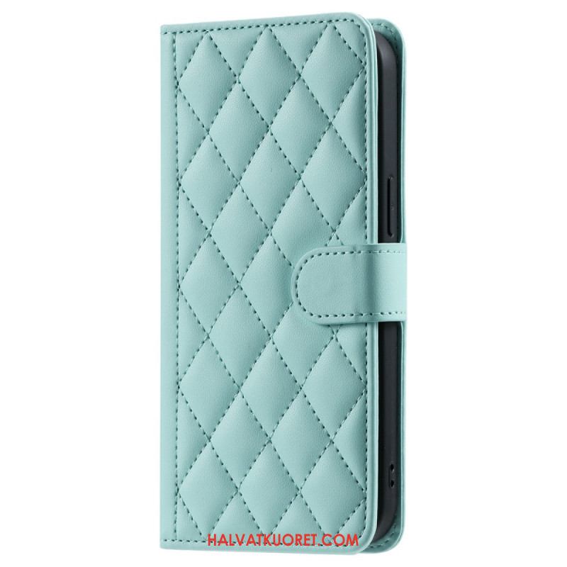 Nahkakotelo Oppo Find X8 Tikattu Hihna Ja Olkahihna