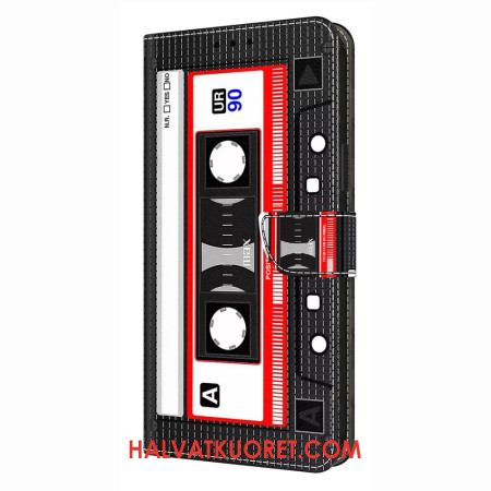 Nahkakotelo Samsung Galaxy S26 Plus Kasettinauhakuvio