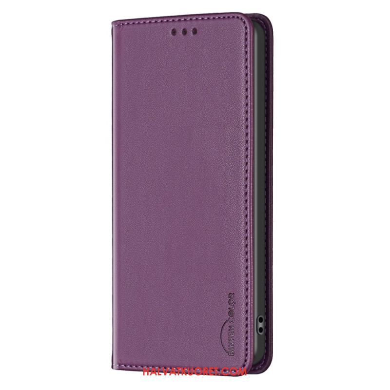 Nahkakotelo Samsung Galaxy S26 Plus Puhelinkuoret Keinonahka Binfen Väri