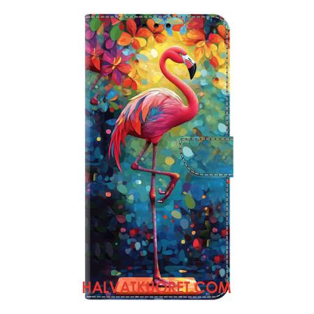 Nahkakotelo Samsung Galaxy S26 Plus Taideflamingo