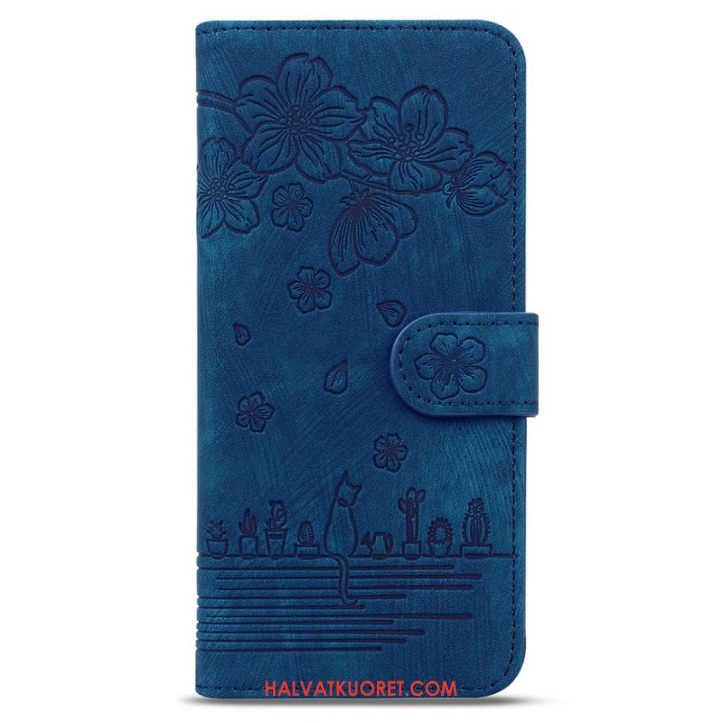 Nahkakotelo Samsung Galaxy Z Fold 7 Kissanäkymä